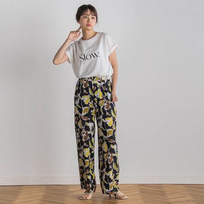 ドライタッチコットンロゴＴシャツ≪洗濯機で洗える≫