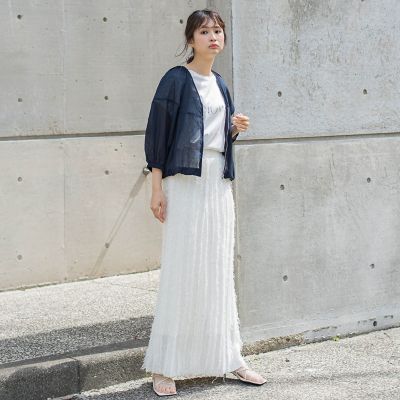 ドライタッチコットンロゴＴシャツ≪洗濯機で洗える≫