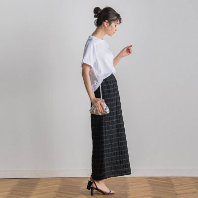 ロゴブローチ風Ｔシャツ≪手洗い可能≫