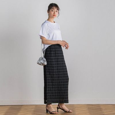 ロゴブローチ風Ｔシャツ≪手洗い可能≫