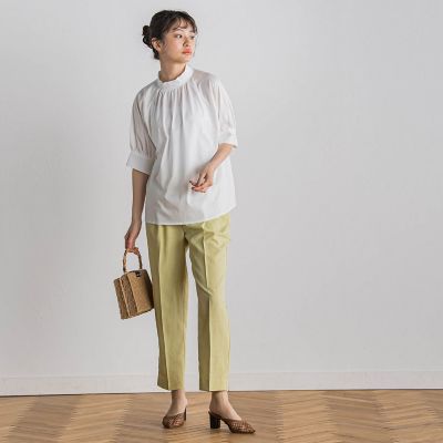 シルケットギャザープルオーバー