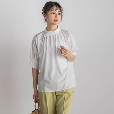 シルケットギャザープルオーバー