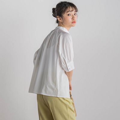 シルケットギャザープルオーバー