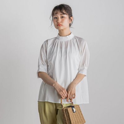 シルケットギャザープルオーバー