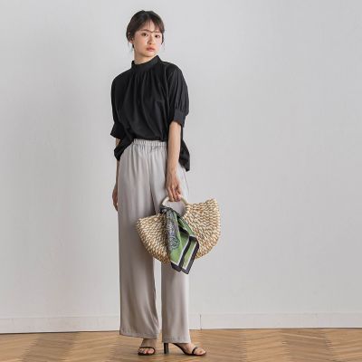 シルケットギャザープルオーバー