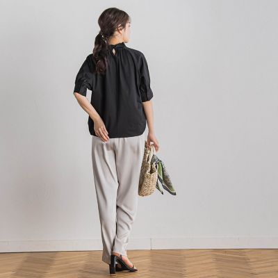 シルケットギャザープルオーバー