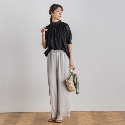シルケットギャザープルオーバー