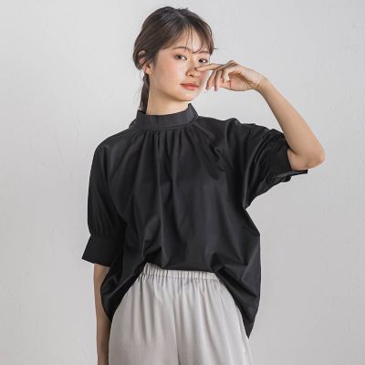 シルケットギャザープルオーバー
