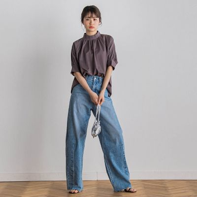シルケットギャザープルオーバー