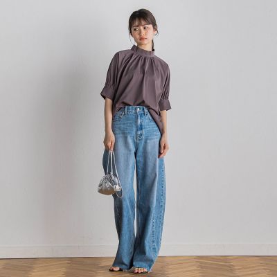 シルケットギャザープルオーバー