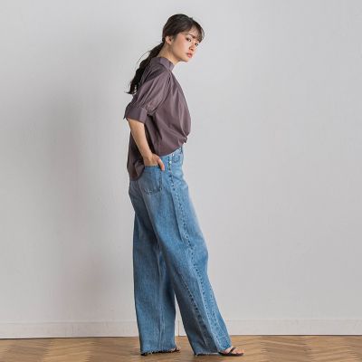 シルケットギャザープルオーバー