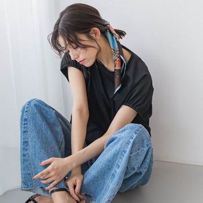 ドライタッチコットンドロストプルオーバー≪洗濯機で洗える≫