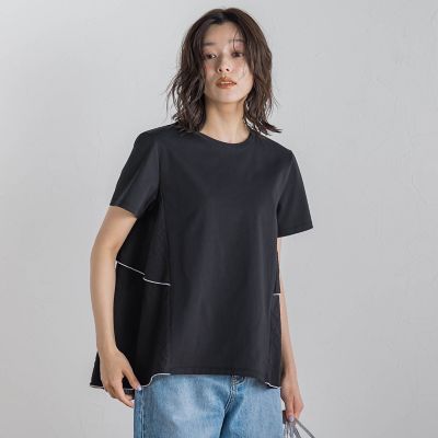 天竺バックフリルプルオーバー≪手洗い可能≫