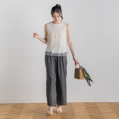 チュールドッキングプルオーバー≪手洗い可能≫