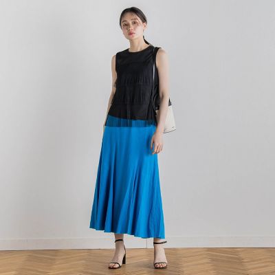 チュールドッキングプルオーバー≪手洗い可能≫