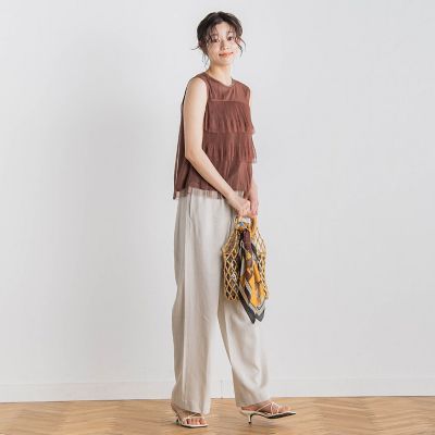 チュールドッキングプルオーバー≪手洗い可能≫