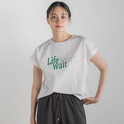 ドライタッチコットンＮＥＷロゴＴシャツ≪洗濯機で洗える≫
