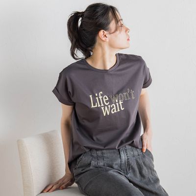 ドライタッチコットンＮＥＷロゴＴシャツ≪洗濯機で洗える≫