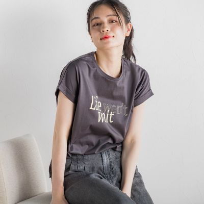 ドライタッチコットンＮＥＷロゴＴシャツ≪洗濯機で洗える≫