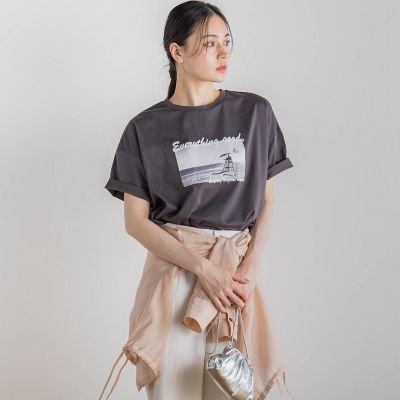 ドライタッチコットンフォトＴシャツ≪洗濯機で洗える≫