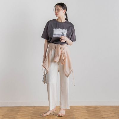 ドライタッチコットンフォトＴシャツ≪洗濯機で洗える≫