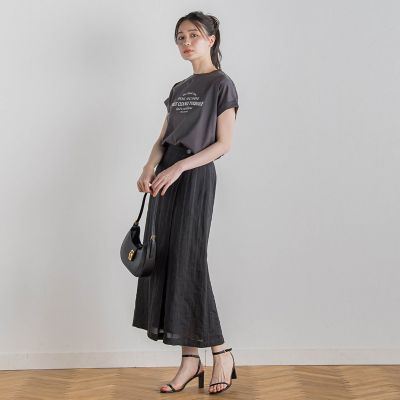 【ＷＥＢ限定】ドライタッチコットン英文ロゴＴ≪洗濯機で洗える≫