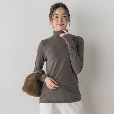 シアーラメカットソー≪手洗い可能≫ | Droite lautreamont (Women