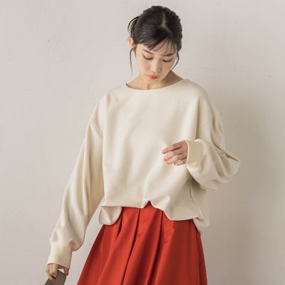 ニットコーデュロイカットソー≪手洗い可能≫ | Droite lautreamont