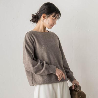 ニットコーデュロイカットソー≪手洗い可能≫ | Droite lautreamont