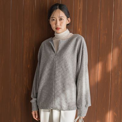 ニットコーデュロイカットソー≪手洗い可能≫ | Droite lautreamont