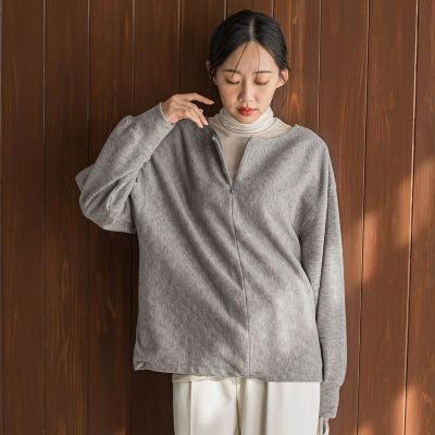 ニットコーデュロイカットソー≪手洗い可能≫ | Droite lautreamont