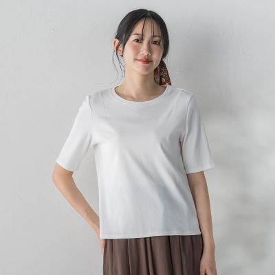 ＜Droite lautreamont (Women)＞サイロプレミアムフライスカットソー