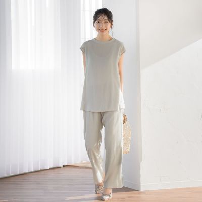 【ＷＥＢ限定】イージースリットリブパンツ≪セットアップ可能≫