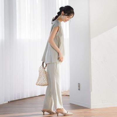 【ＷＥＢ限定】イージースリットリブパンツ≪セットアップ可能≫