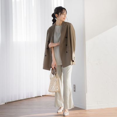 【ＷＥＢ限定】イージースリットリブパンツ≪セットアップ可能≫