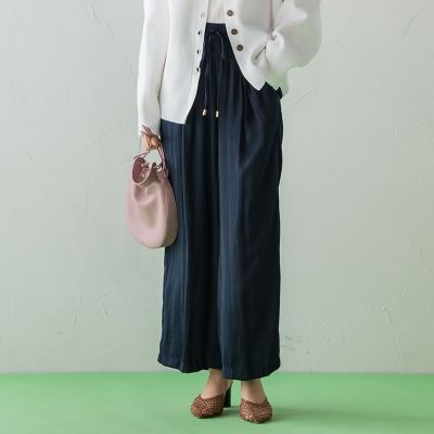 【ＷＥＢ限定】シルキーイージーパンツ