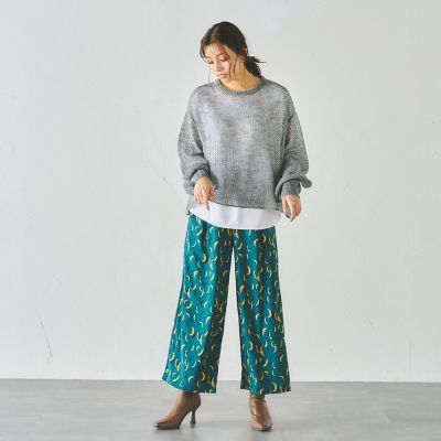 【ＷＥＢ限定】ペイントプリントパンツ
