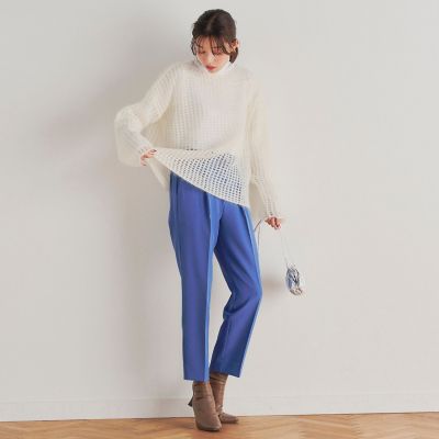 【ＷＥＢ限定】ダブルクロスストレッチパンツ≪洗濯機で洗える≫