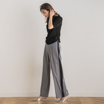 ストレッチラインツイルパンツ≪洗濯機で洗える≫
