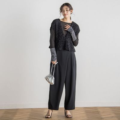ステファニーラップパンツ≪洗濯機で洗える≫