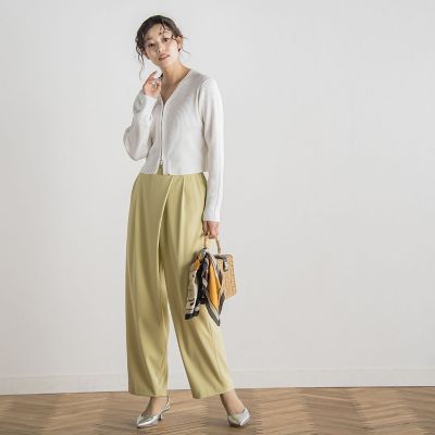 ステファニーラップパンツ≪洗濯機で洗える≫