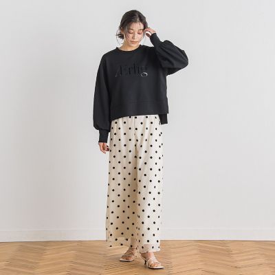 【ＷＥＢ限定】オーガンジードットパンツ
