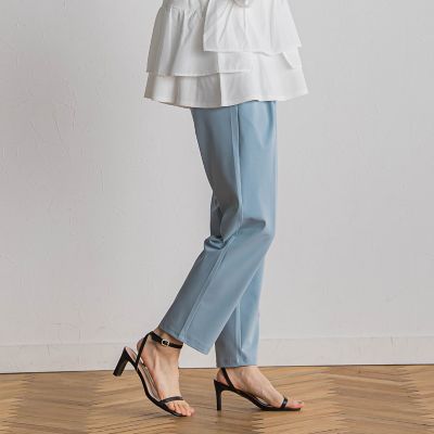 【ＷＥＢ限定】サークルストレッチテーパードパンツ≪洗濯機で洗える≫