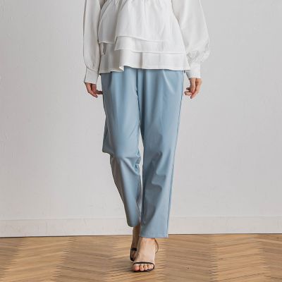 【ＷＥＢ限定】サークルストレッチテーパードパンツ≪洗濯機で洗える≫