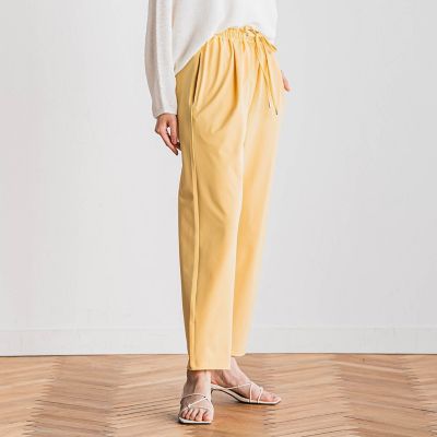 【ＷＥＢ限定】サークルストレッチテーパードパンツ≪洗濯機で洗える≫