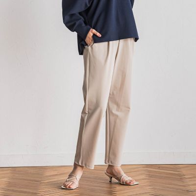 【ＷＥＢ限定】サークルストレッチテーパードパンツ≪洗濯機で洗える≫