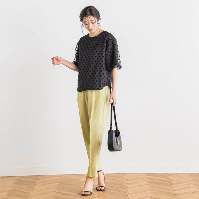 タンブラーブッチャーテーパードパンツ≪手洗い可能≫