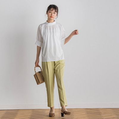 タンブラーブッチャーテーパードパンツ≪手洗い可能≫