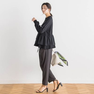 タンブラーブッチャーテーパードパンツ≪手洗い可能≫