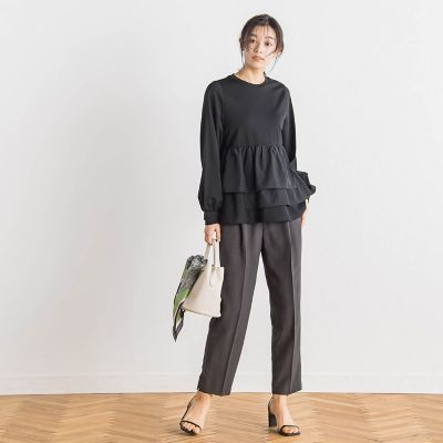 タンブラーブッチャーテーパードパンツ≪手洗い可能≫